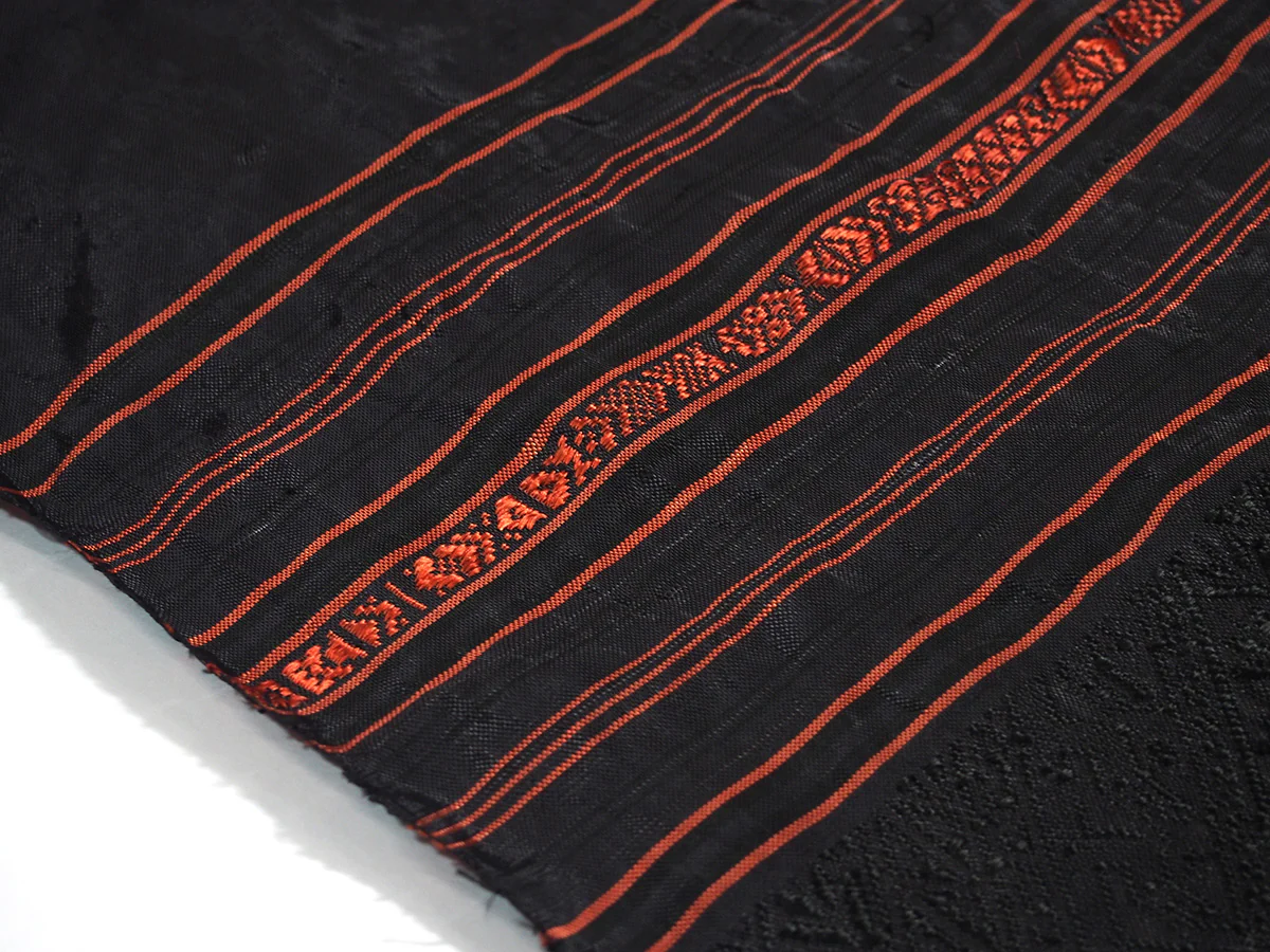 Ensemble 21: Floral Ikat Sarong from Bali, Indonesia with Laos Hilltribe Woven Scarf - Each Item Sold Separately - Image 10