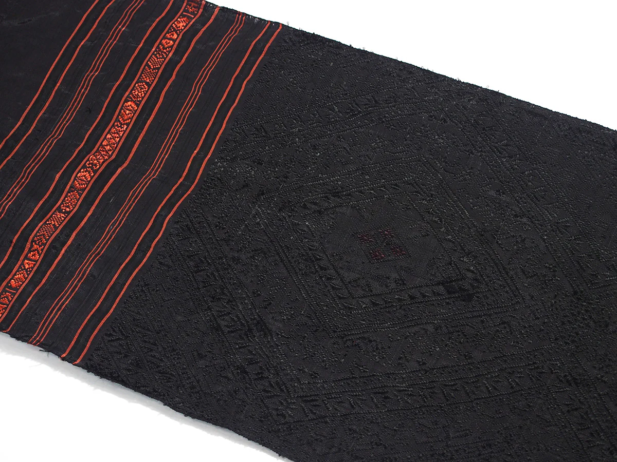 Ensemble 21: Floral Ikat Sarong from Bali, Indonesia with Laos Hilltribe Woven Scarf - Each Item Sold Separately - Image 9