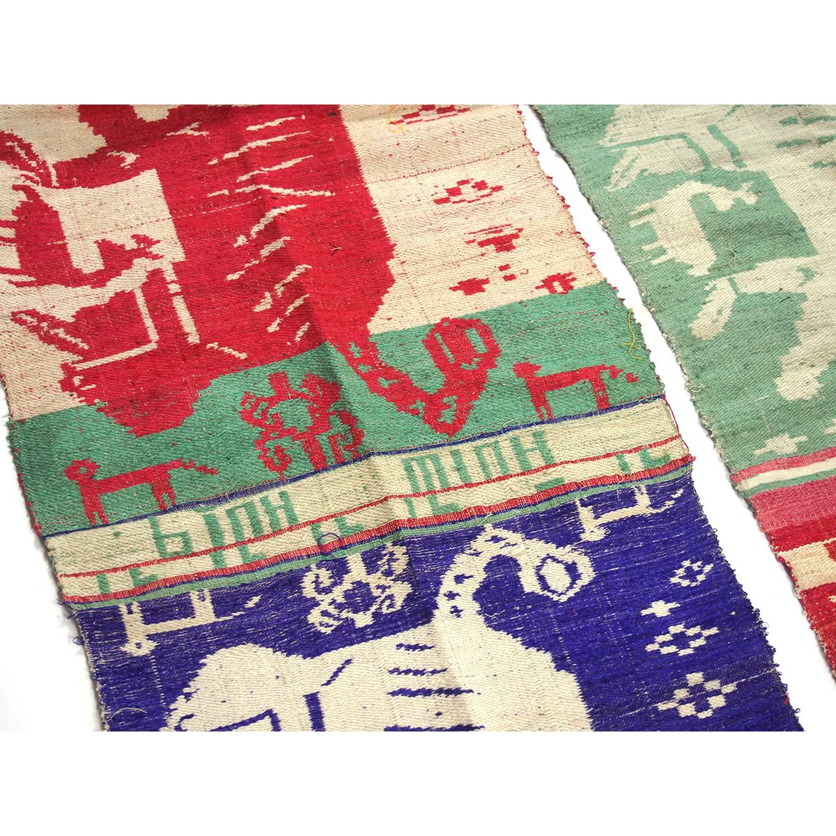 Ensemble 22: Vintage Shamanic Tiger Spirit Cloth with Suzani Cloth and Ikat Shawl - Each Item Sold Separately - Image 11
