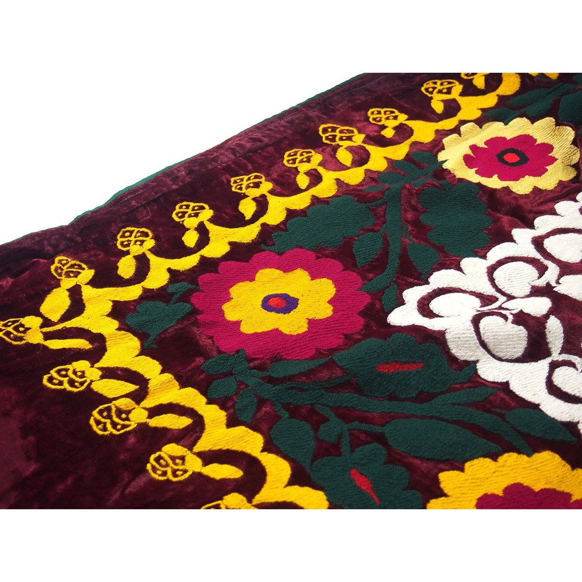 Ensemble 22: Vintage Shamanic Tiger Spirit Cloth with Suzani Cloth and Ikat Shawl - Each Item Sold Separately - Image 16