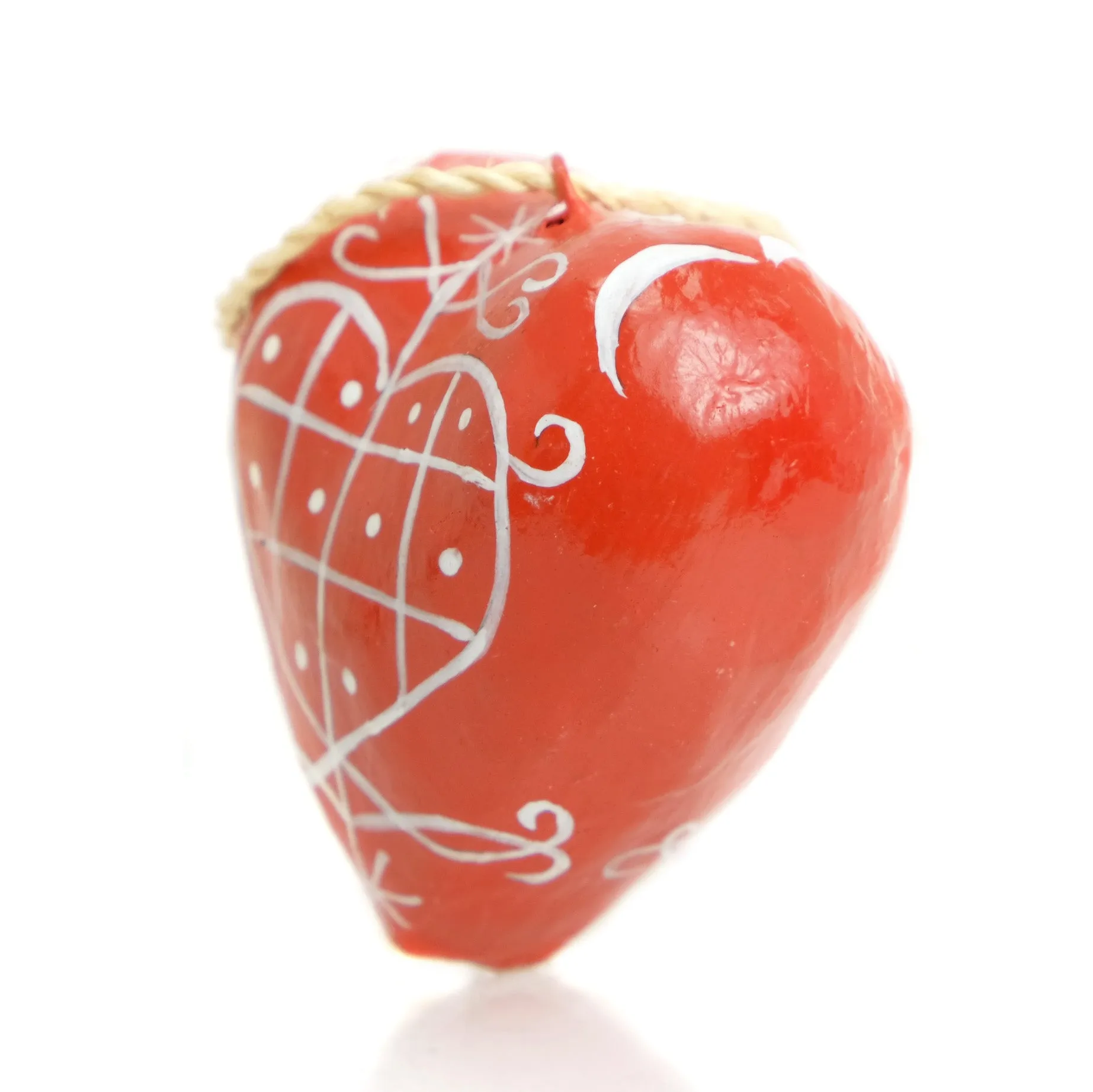 Erzulie Dantor Veve Heart Ornament - Image 2