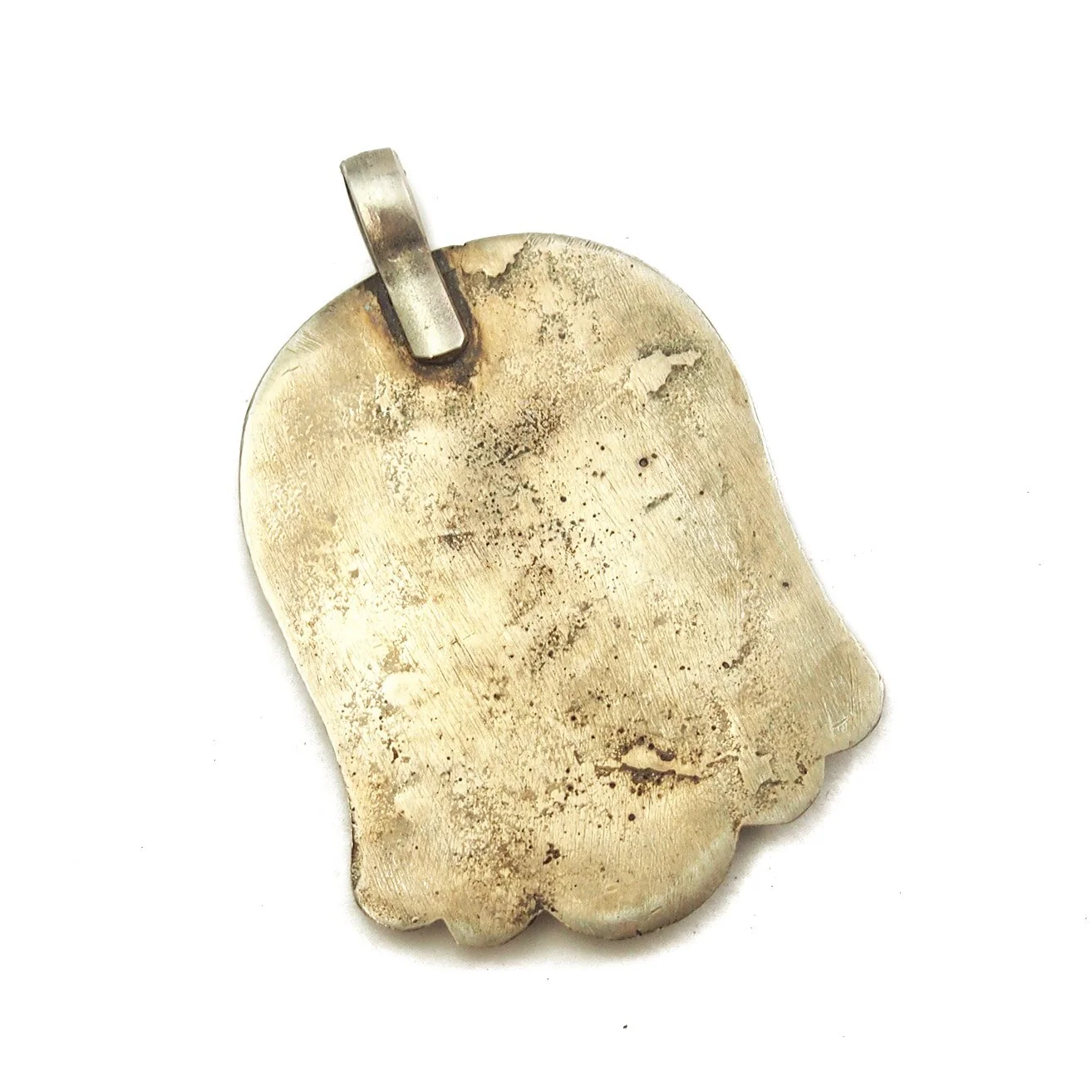 Essaouira Hamsa Pendant with Salamander 1 - Image 2