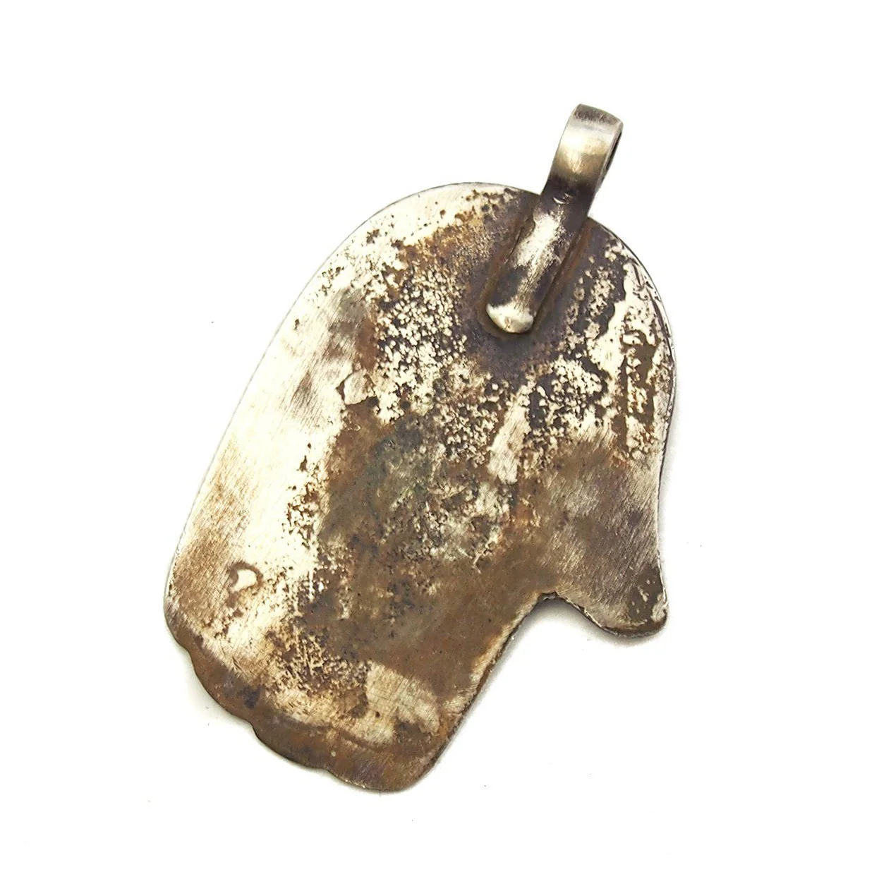 Essaouira Judaica Hamsa Pendant with The Star of David and the Hand of Protection 1 - Image 2