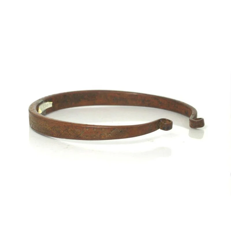Ethiopian Antique Copper Dowry Currency Neck Ring Torque 2 - Image 2