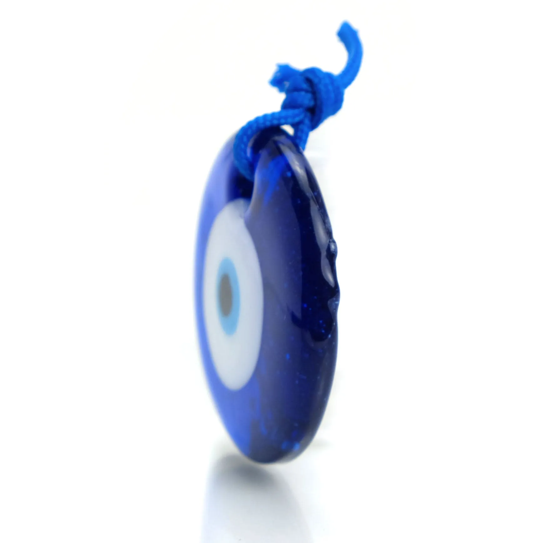 Evil Eye Glass Ornament 1 3/4" - Image 2