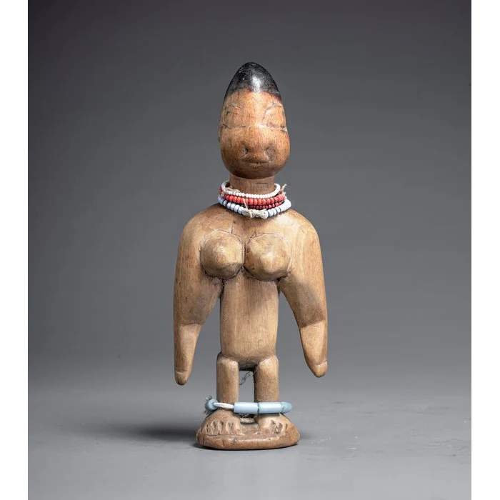 Ewe Female Venavi "Twin" Figure, Togo #448 - Image 2