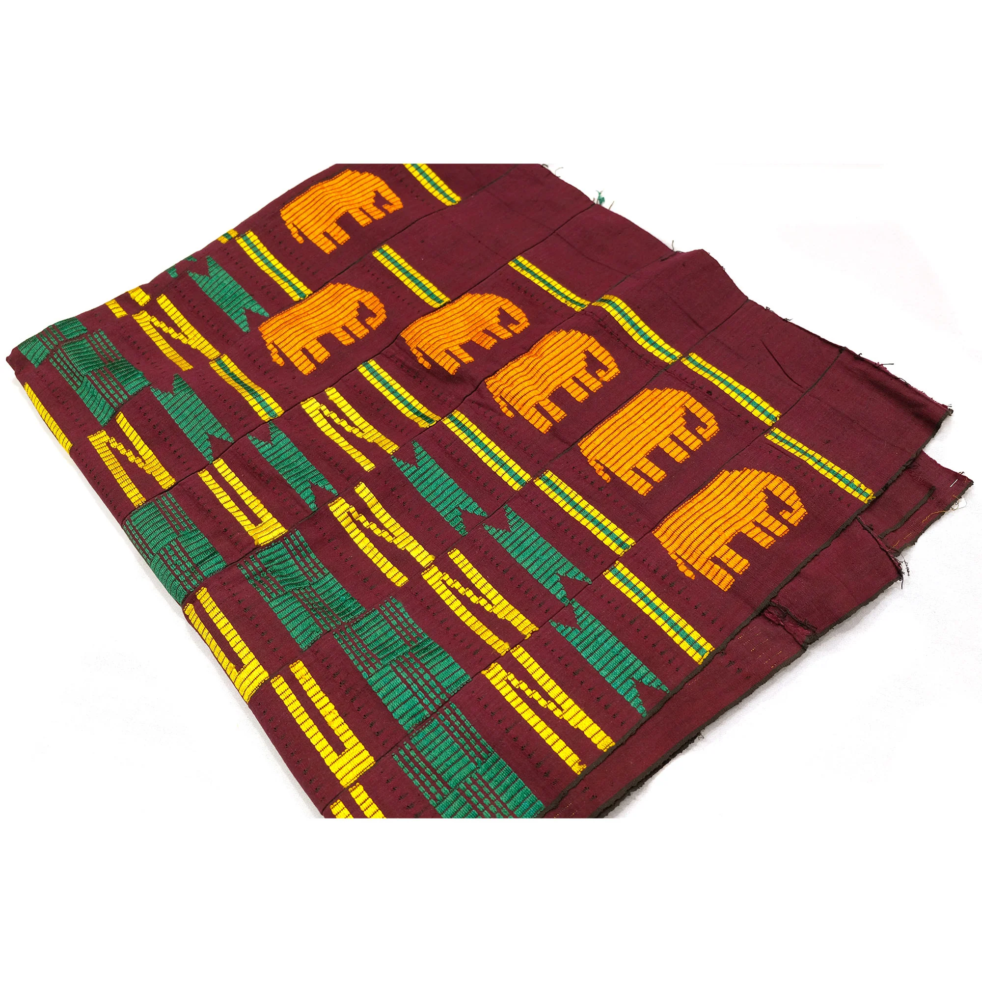 Ewe Kente Cloth Circa 1960-70's from Togo Rare with Written Words - Image 3