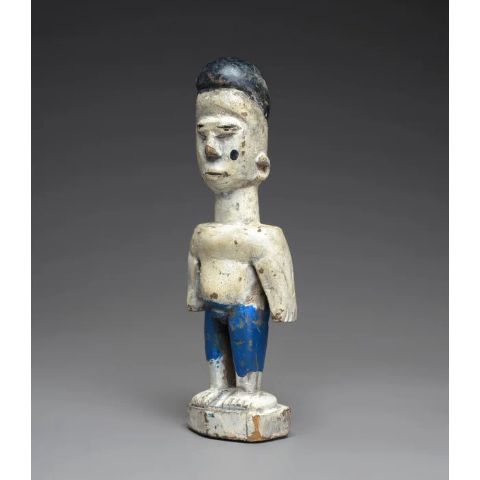 Fon Hohovi / Ewe Venavi "Twin" Memorial Figure by The "Master of the Blue Shorts Carver", Benin /  Togo #446 - Image 3