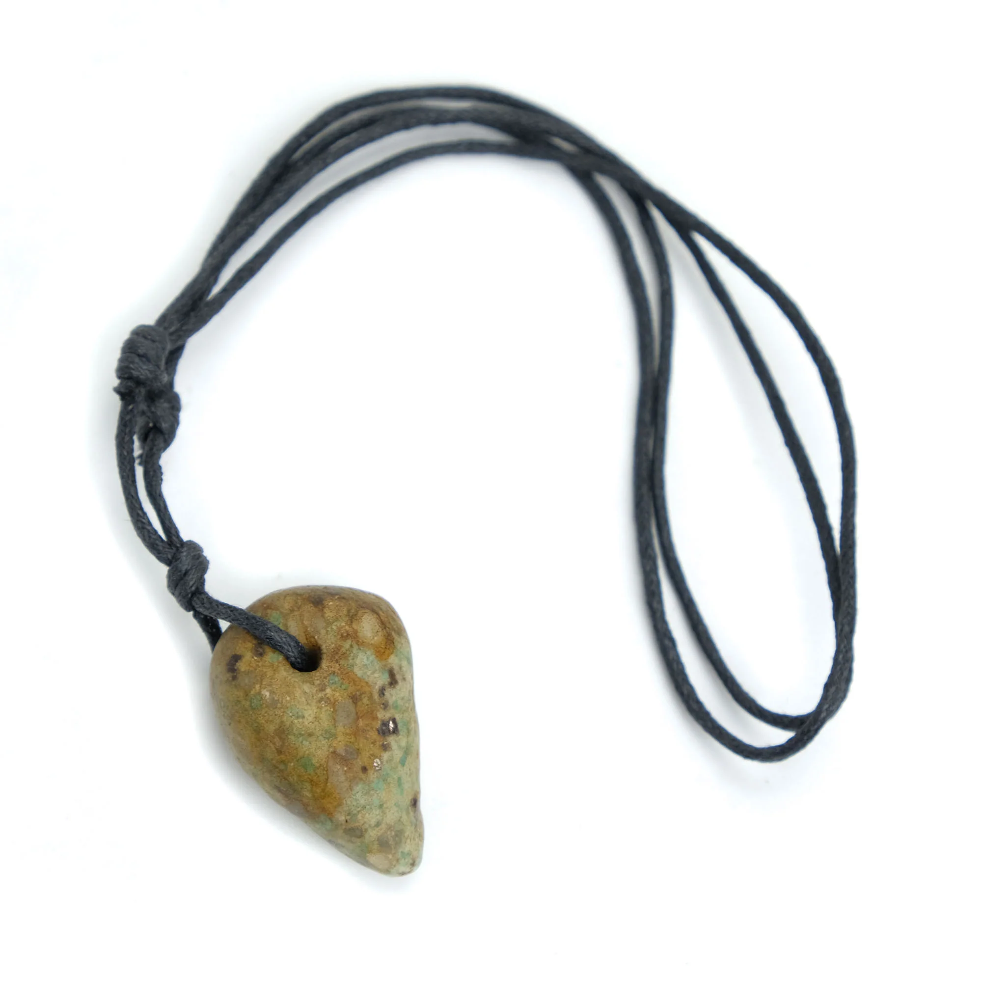 Excavated Amazonite Pendant Necklace, Medium - Image 3
