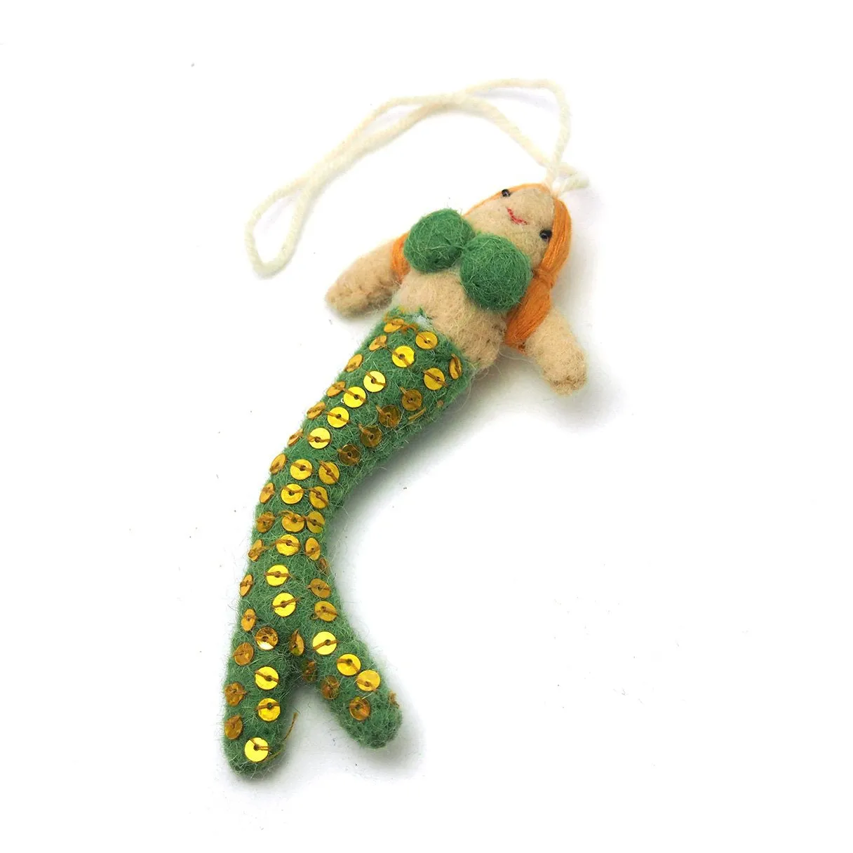 Fabric Mermaid Ornament - Image 4