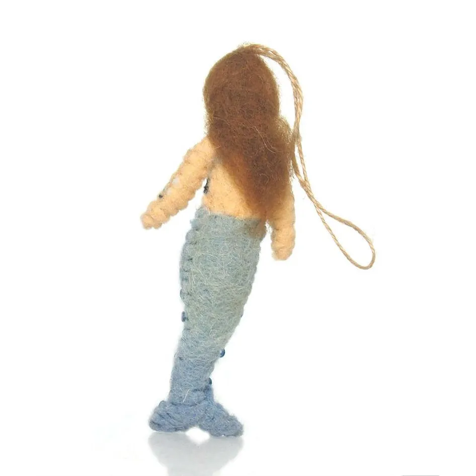 Fabric Mermaid Ornament - Image 4