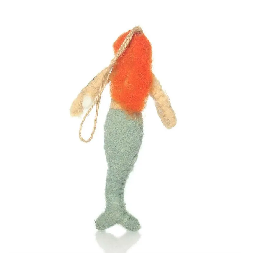 Fabric Mermaid Ornament - Image 6