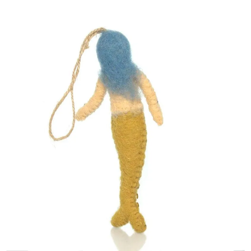 Fabric Mermaid Ornament - Image 8