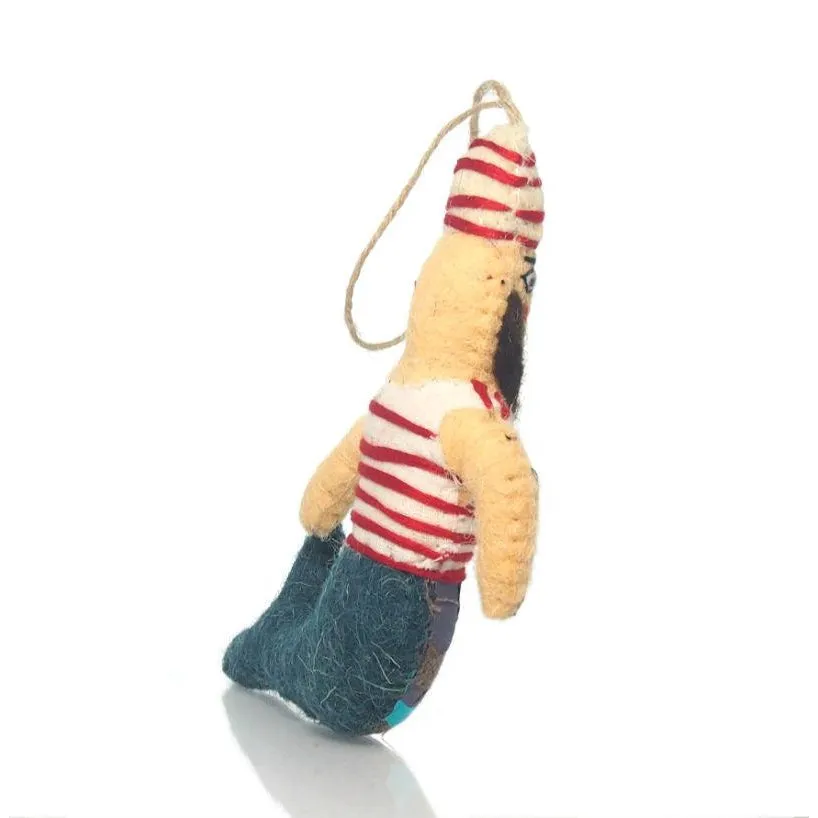 Fabric Merman Ornament - Image 3