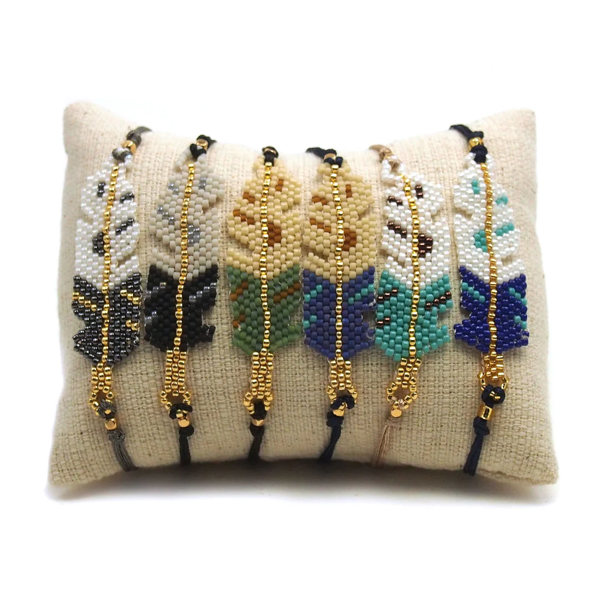 Feather Hand-Loomed Bracelet - Image 2