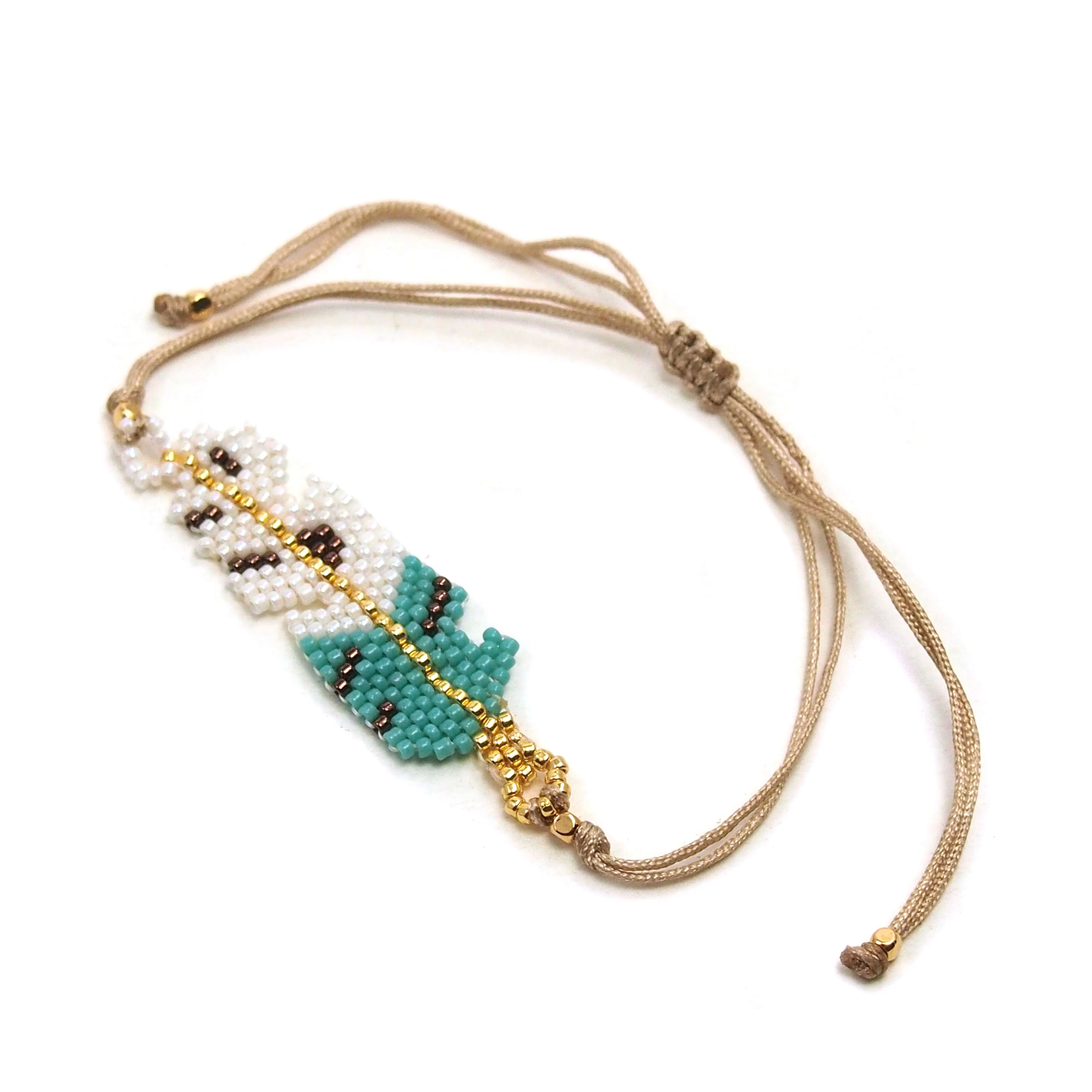 Feather Hand-Loomed Bracelet - Image 7