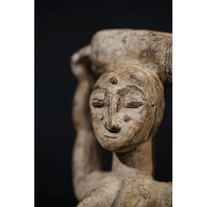 Attie Female Ritual Medicine Figure, Côte d'Ivoire #618 - Image 12