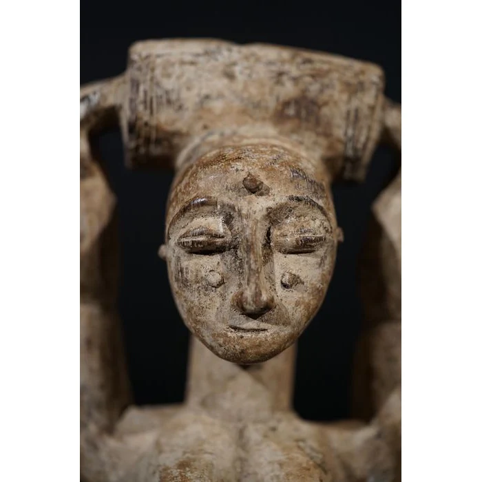 Attie Female Ritual Medicine Figure, Côte d'Ivoire #618 - Image 13