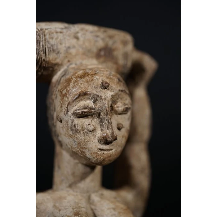 Attie Female Ritual Medicine Figure, Côte d'Ivoire #618 - Image 14