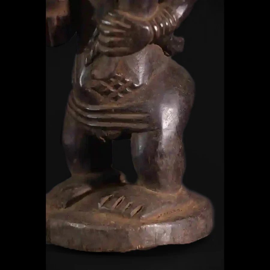 Luba/ Zela Female Maternity Figure, Democratic Republic of Congo  #19 - Image 11