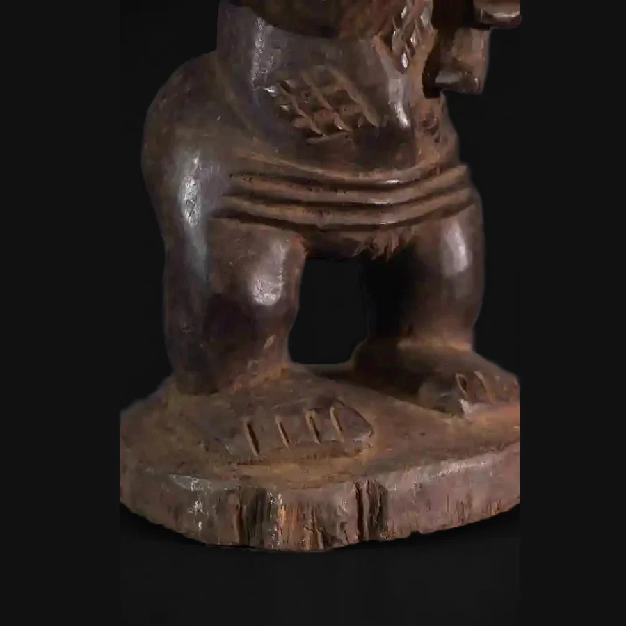 Luba/ Zela Female Maternity Figure, Democratic Republic of Congo  #19 - Image 9