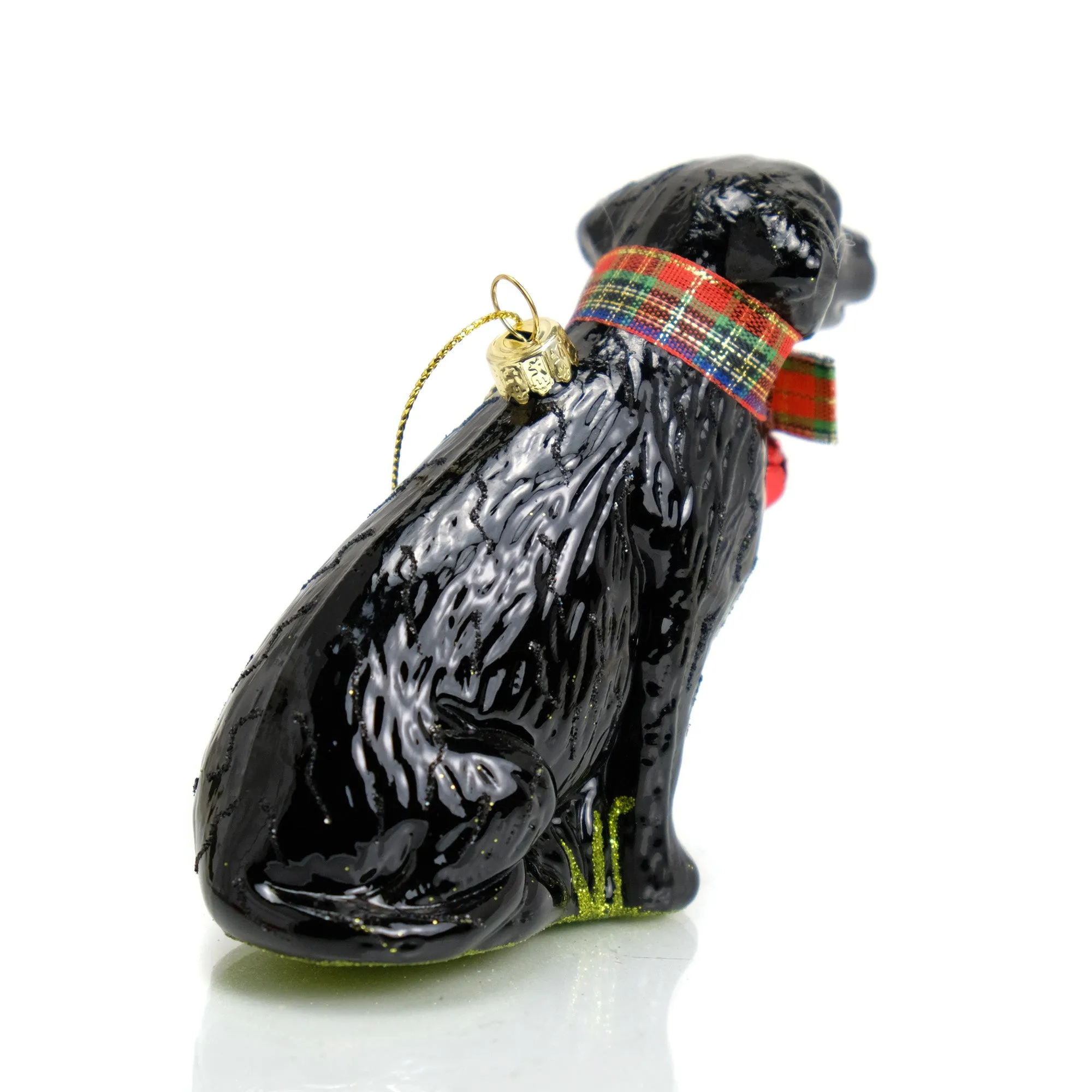 Festive Black Lab Ornament - Image 2