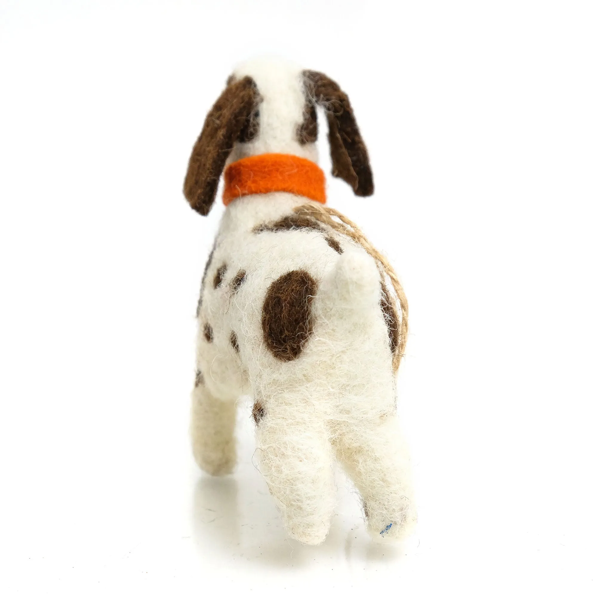 Festive Felted Dog Ornament 1 - Image 3
