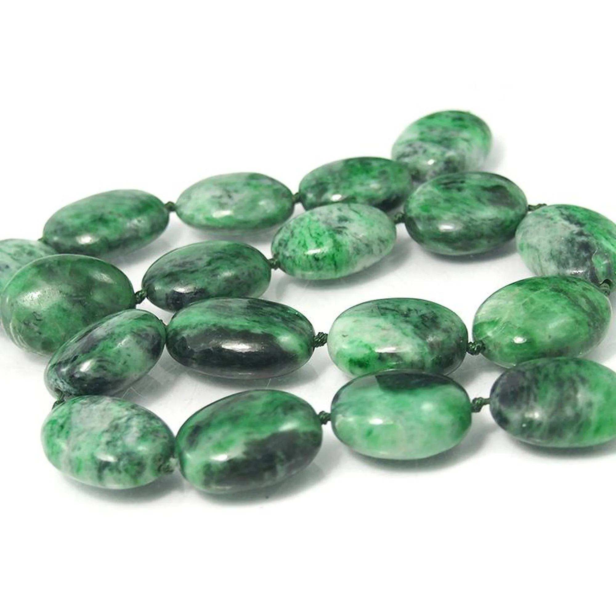 Fine Jade Smooth Oval Strand - Image 2