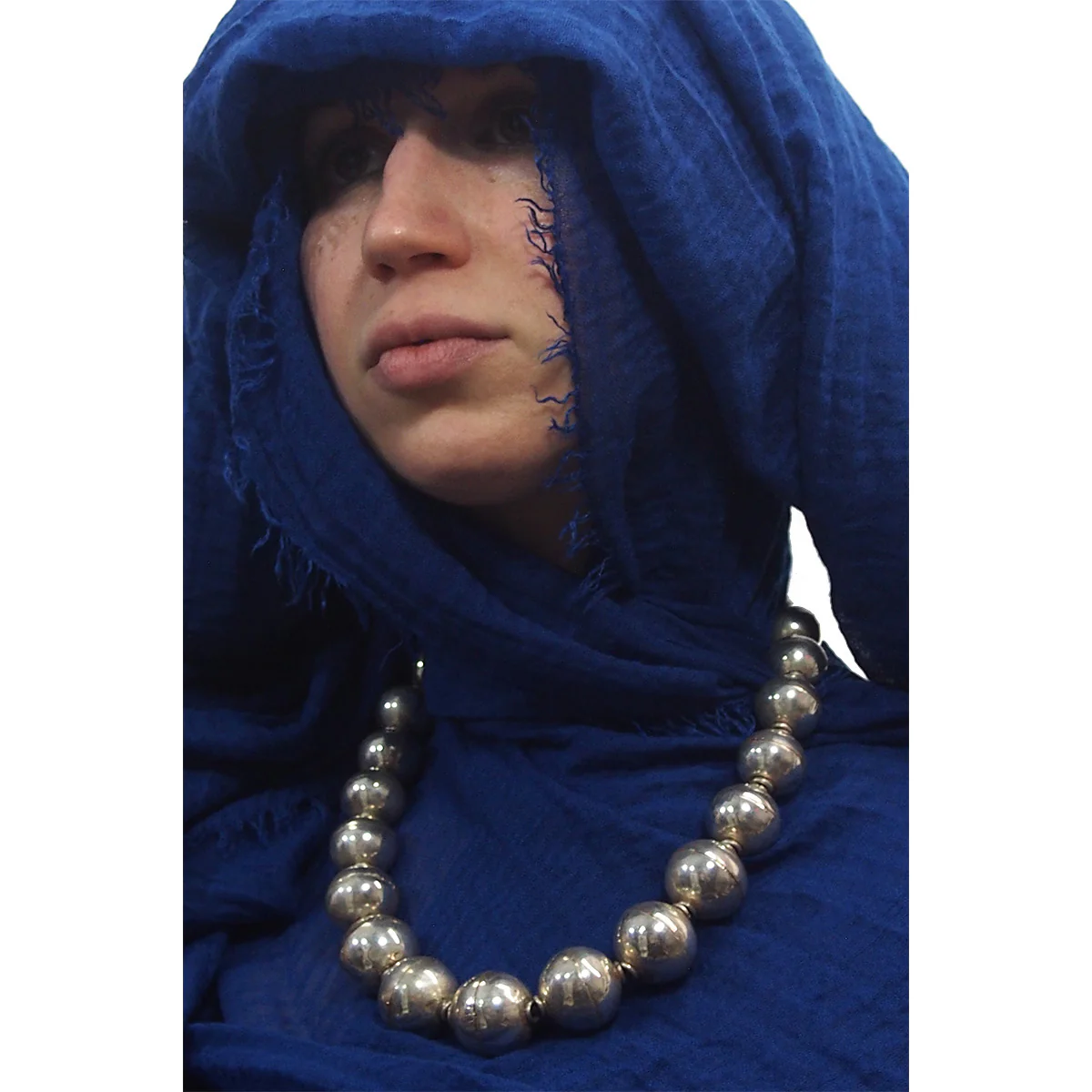 Fine Silver Nepali Dowry Necklace - Image 4
