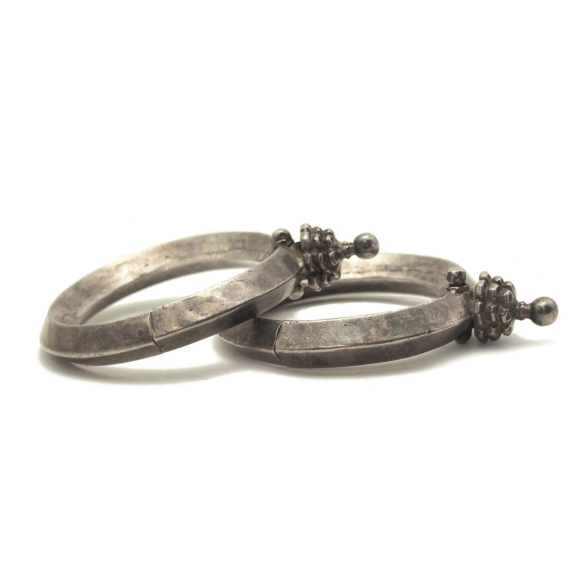 Fine Silver Rajasthani Bracelets Ca.1900 - Image 2