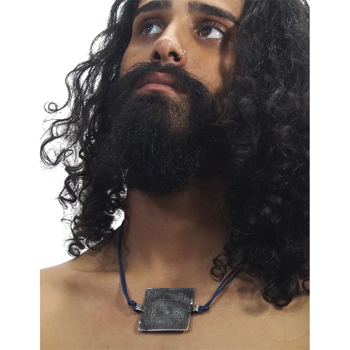Tuareg Fine Silver Antique Pendant - Image 2