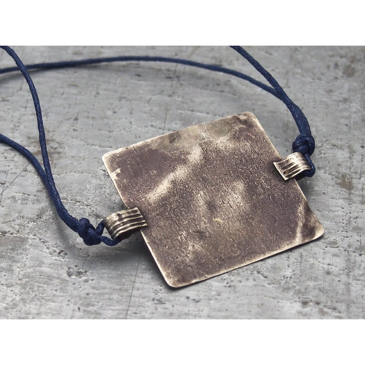 Tuareg Fine Silver Antique Pendant - Image 4