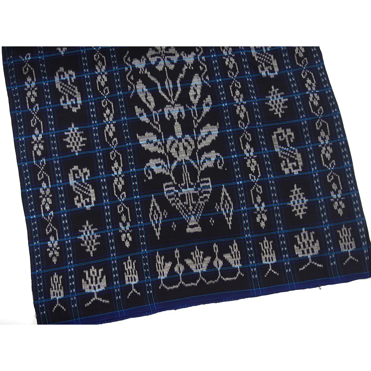 Flores Indigo Dyed Ikat Tube Sarong - Image 2