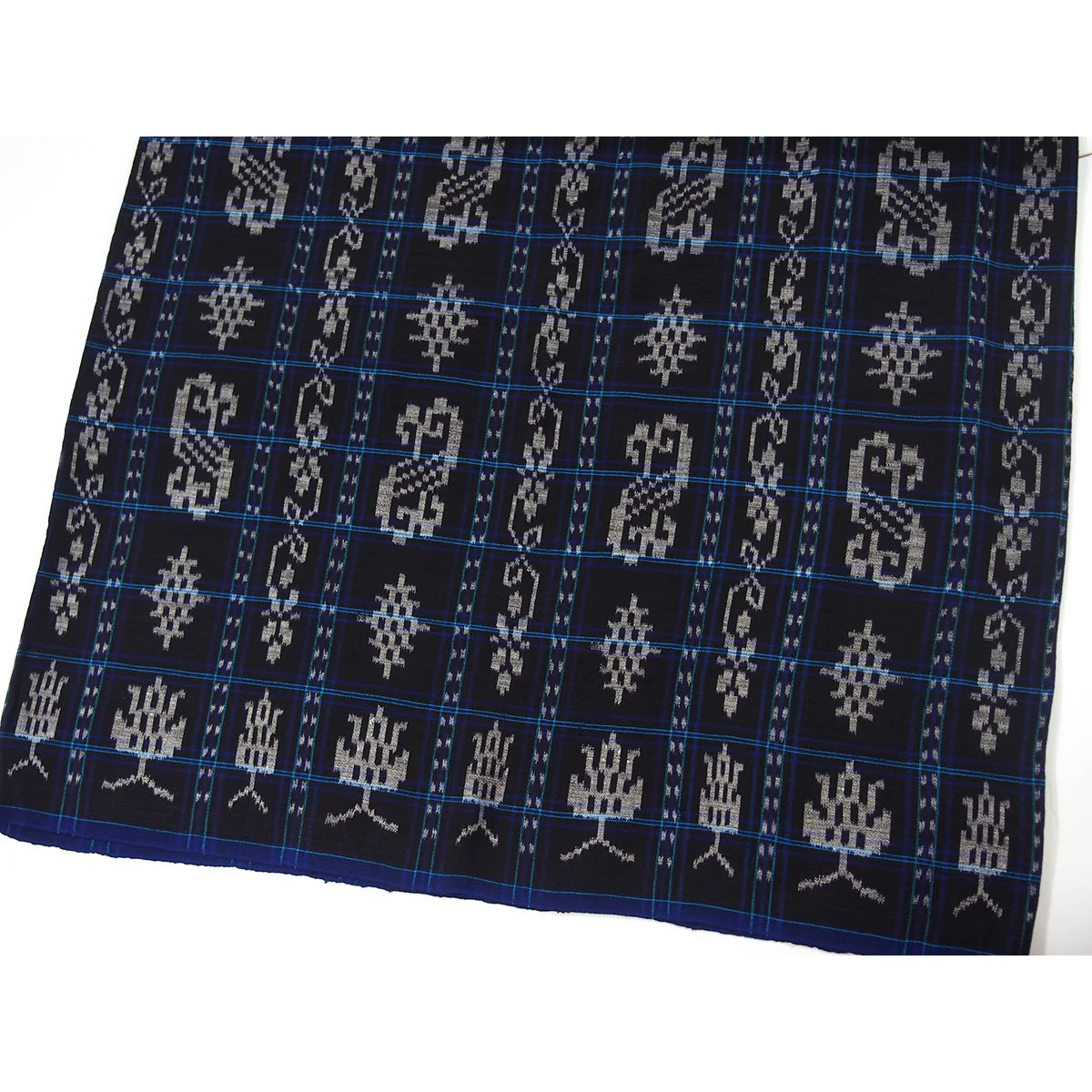 Flores Indigo Dyed Ikat Tube Sarong - Image 4