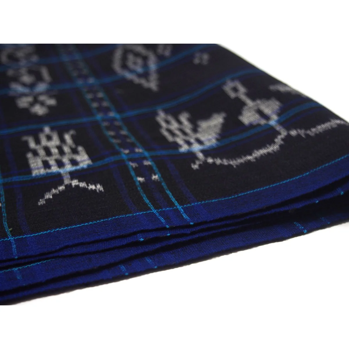 Flores Indigo Dyed Ikat Tube Sarong - Image 5