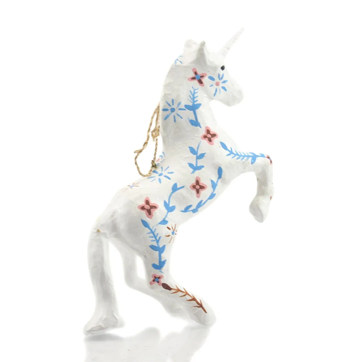 Flower Unicorn Ornament - Image 2