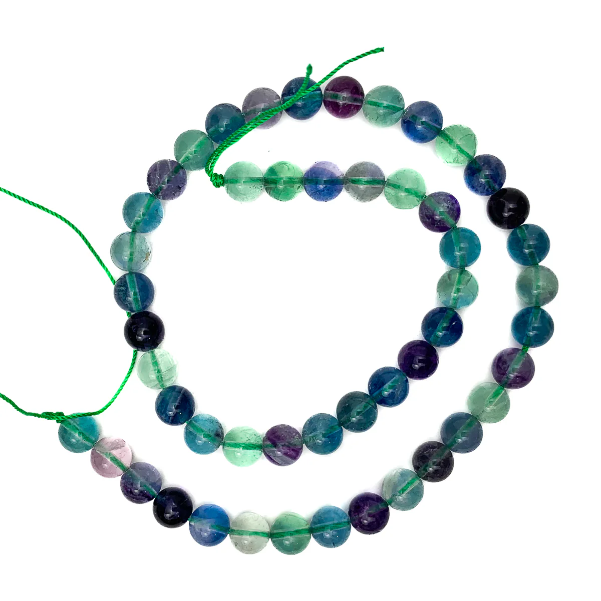 Fluorite 8mm Smooth Rounds - Image 2