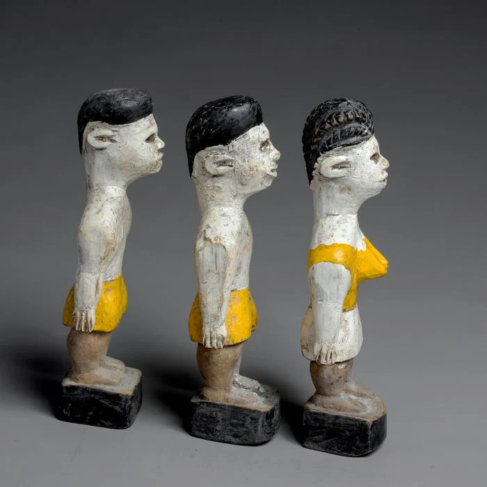Fon Hohovi "Triplets" Memorial Figures, Benin / Togo # - Image 4