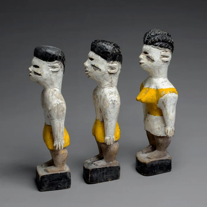 Fon Hohovi "Triplets" Memorial Figures, Benin / Togo # - Image 5