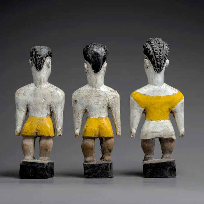 Fon Hohovi "Triplets" Memorial Figures, Benin / Togo # - Image 6