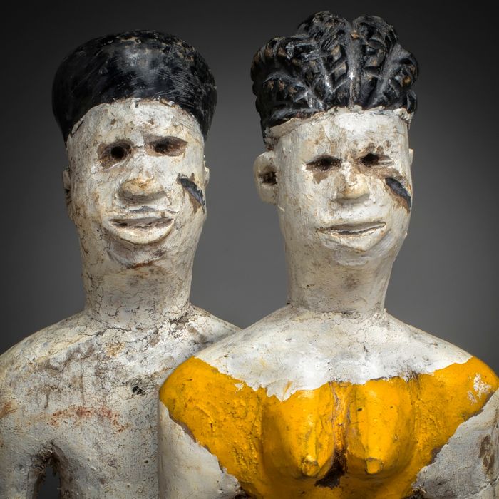 Fon Hohovi "Triplets" Memorial Figures, Benin / Togo # - Image 8