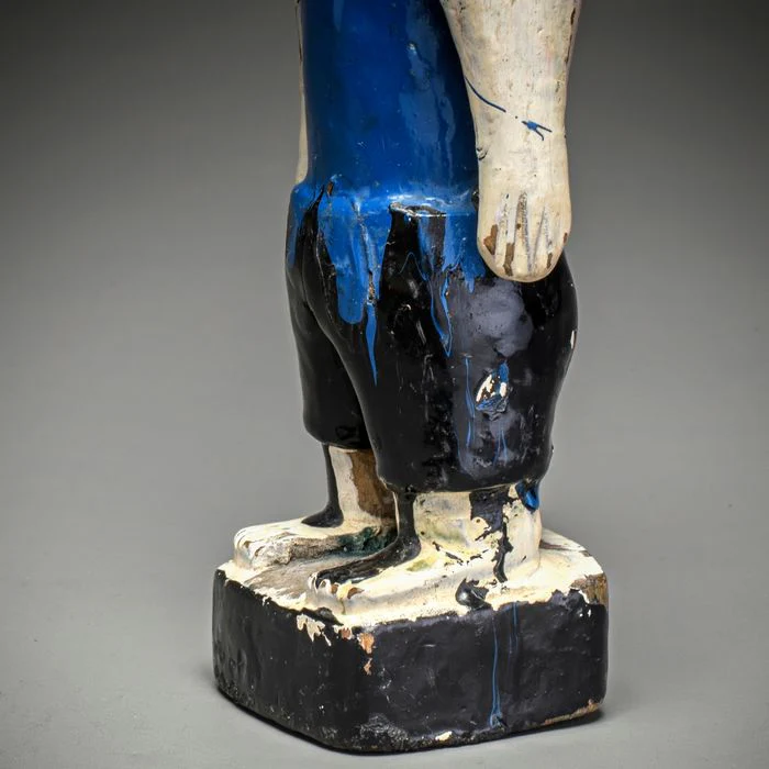 Fon Hohovi "Twin" Memorial Figure by The "Master of the Blue Shorts Carver", Benin / Togo #598 - Image 12
