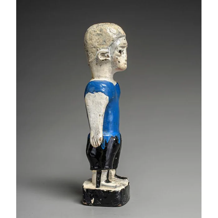 Fon Hohovi "Twin" Memorial Figure by The "Master of the Blue Shorts Carver", Benin / Togo #598 - Image 5