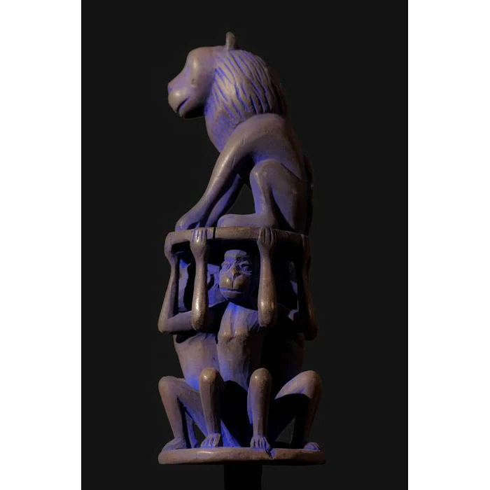 Fon Lion Power Sceptre, Benin #820 - Image 10