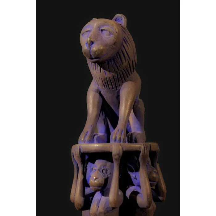 Fon Lion Power Sceptre, Benin #820 - Image 12