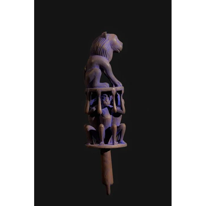 Fon Lion Power Sceptre, Benin #820 - Image 3