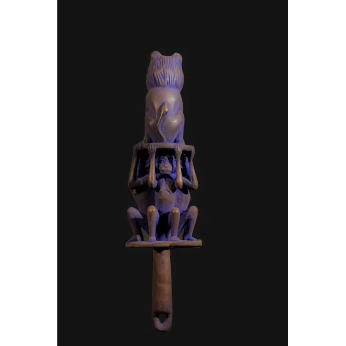 Fon Lion Power Sceptre, Benin #820 - Image 6