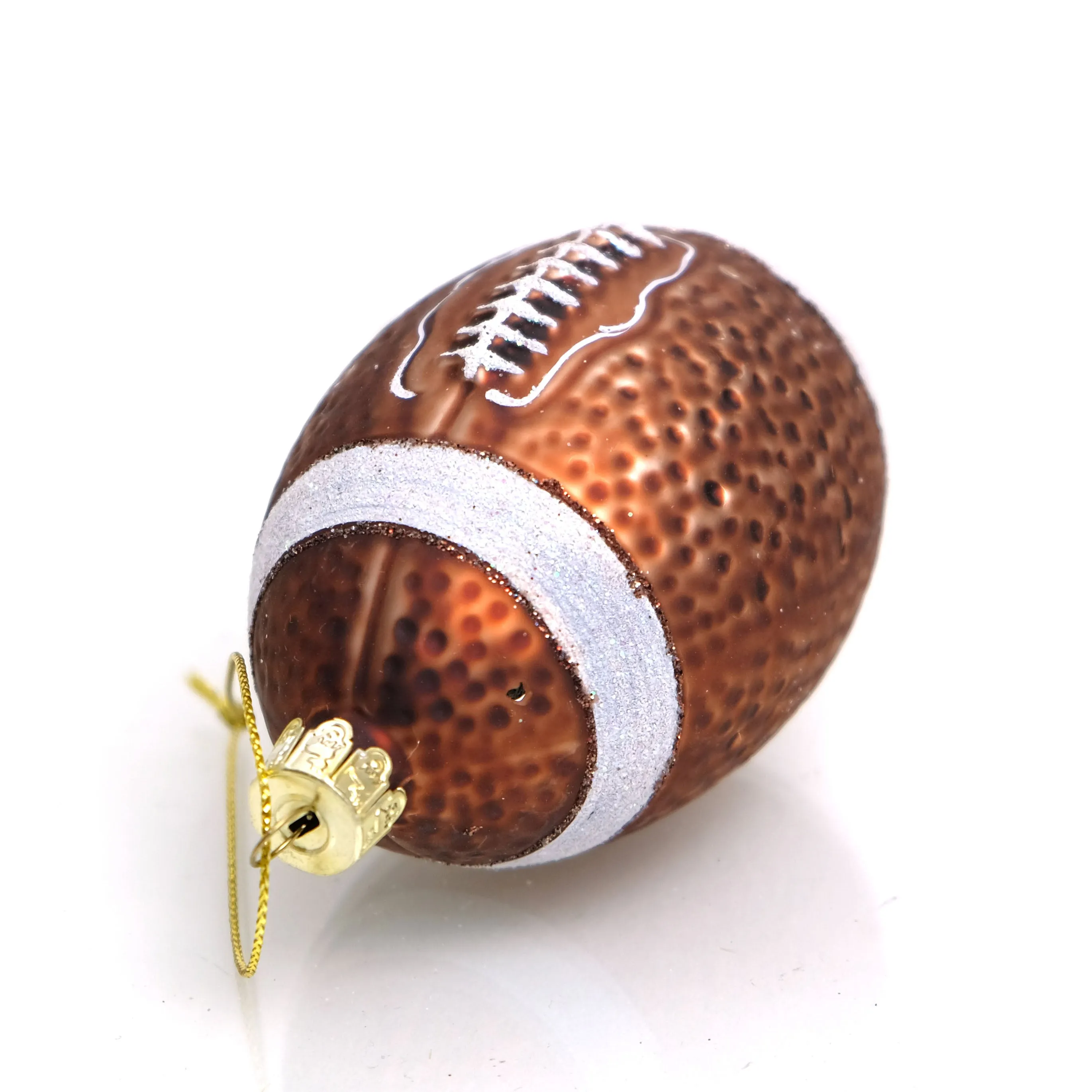 Football Glass Ornament - Image 3