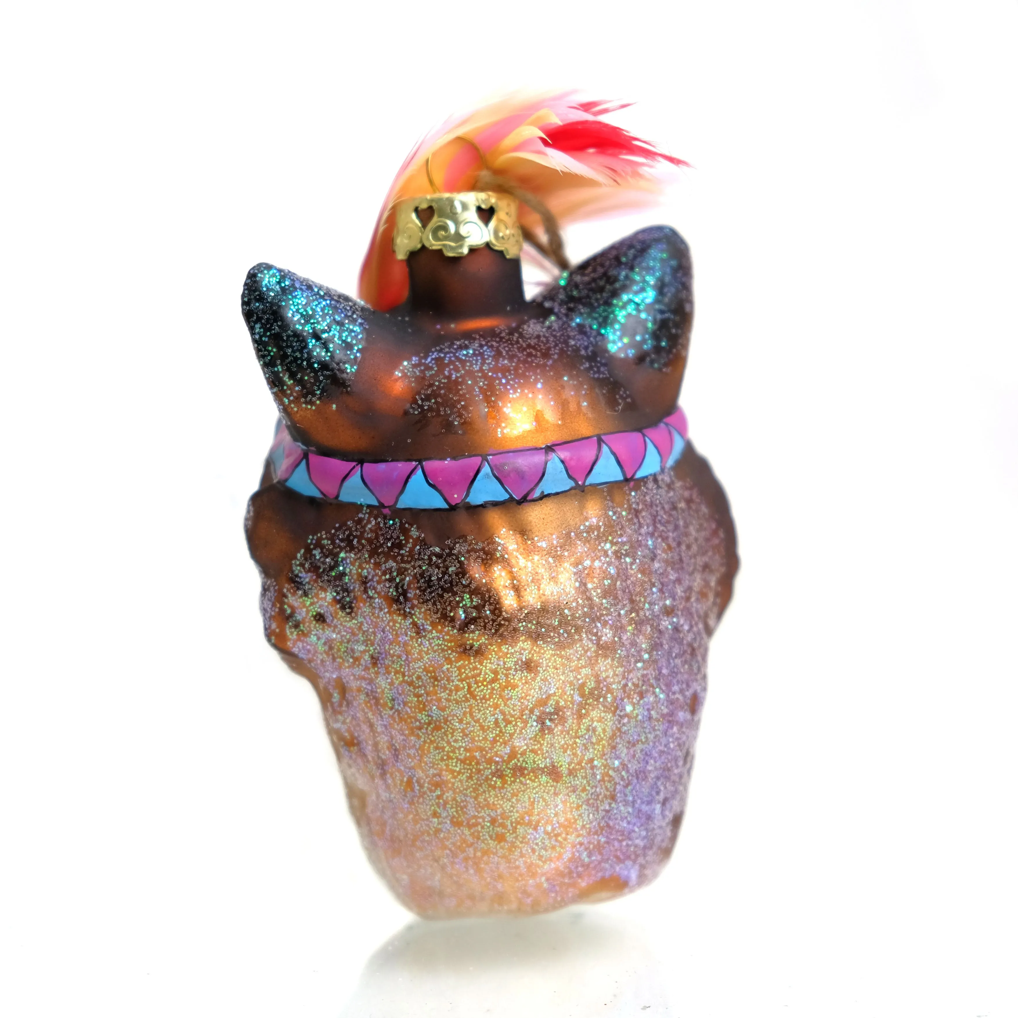 Fox Chief Glass Ornament - Image 3