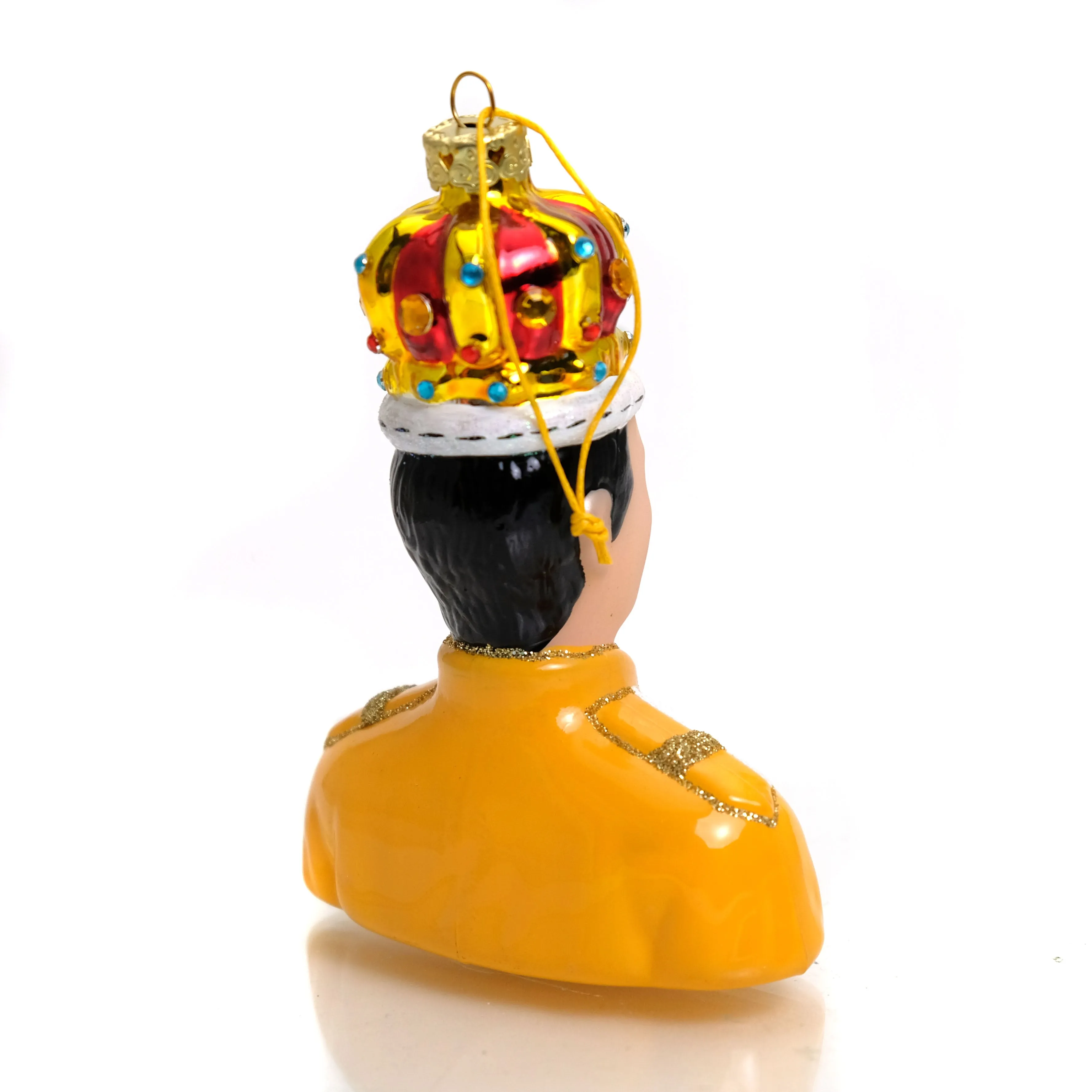 Queen's Freddie Glass Ornament - Image 3